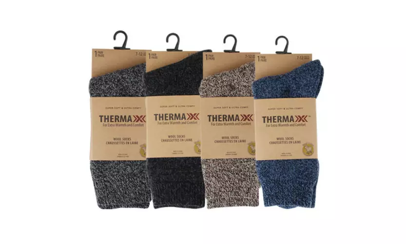 Thermaxxx Wool Cotton Work Boot Socks  - Primary Image