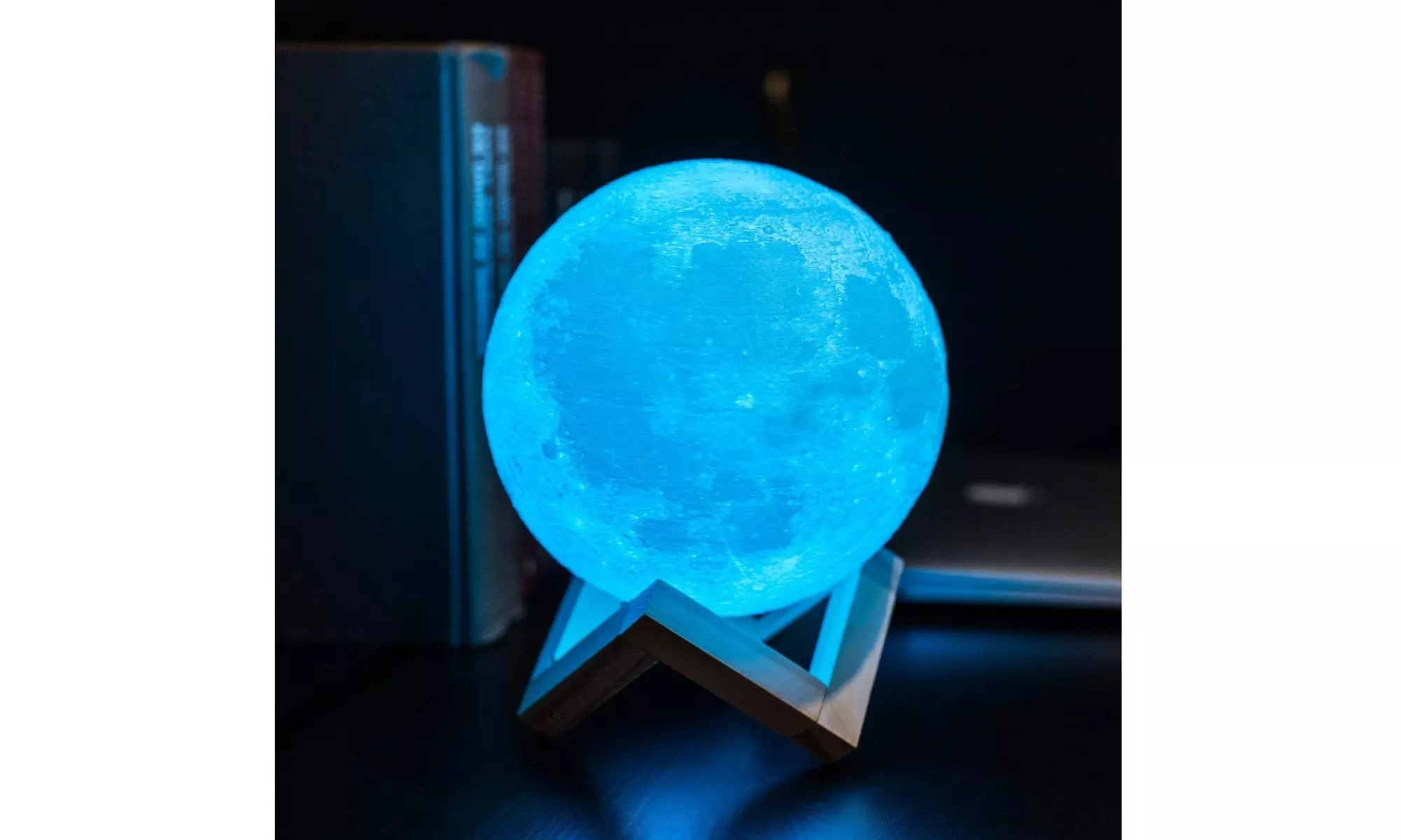 Moon, Galaxy, or Earth Color-Changing 3D Lamp w/ Touch Sensor & Remote Control