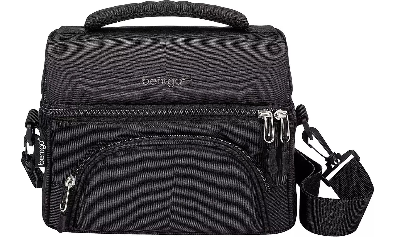 Deluxe Lunch Bag - Durable and Insulated Lunch Tote with Zippered Outer Pocket - Primary Image