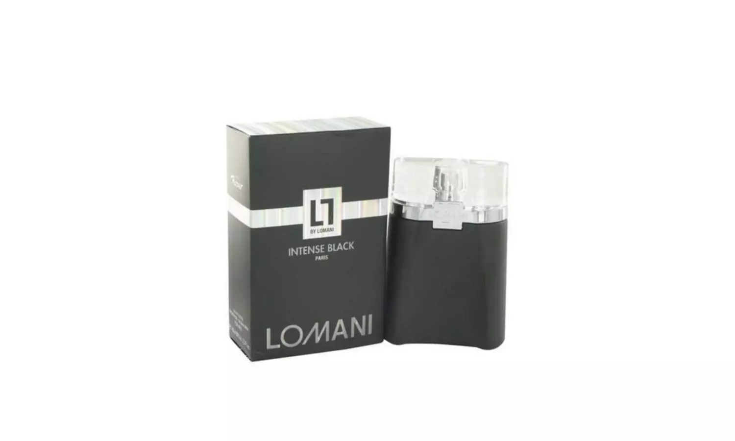 Lomani 503465 Lomani Intense Black by Lomani Eau De Toilette Spray 3.3 oz - Primary Image
