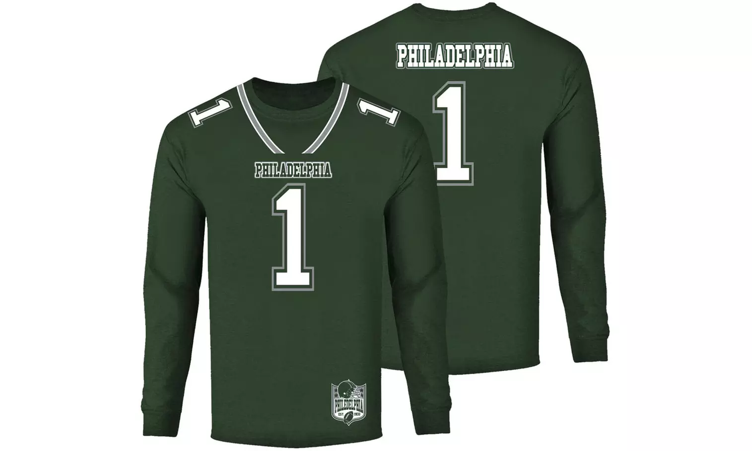 Men's Football Team Jersey Long Sleeve Shirts