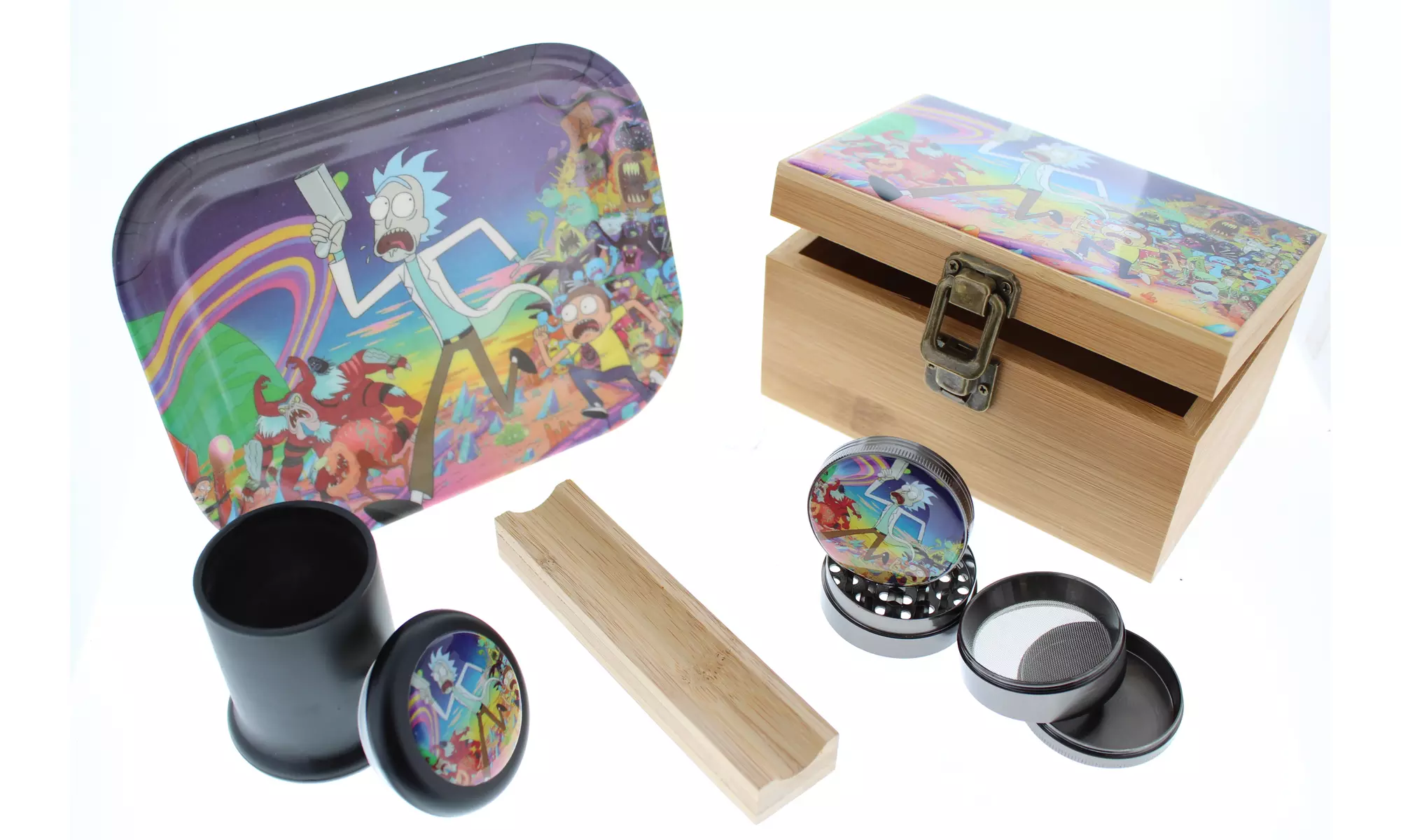 R and M Tobacco Accessories Bamboo Box Kit  - Primary Image