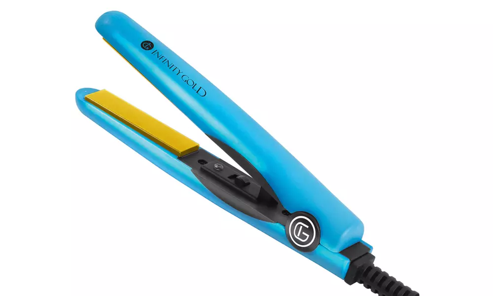 Travel Perfect Micro Anti-Frizz Tourmaline 0.5" Mini Flat Iron - Second Medium