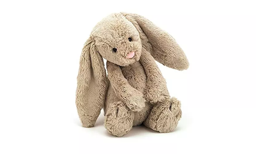 Jellycat Bashful Beige Bunny Stuffed Animal, Medium, 12 inches - Primary Image