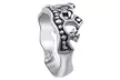 925 Sterling Silver Plain Engagements Band Ring For Women - Second Medium