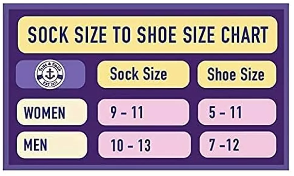 Yacht & Smith Womens Gripper Tube Socks, Non Slip Grippy Socks, Colorful Sock