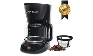 Mixpresso DCM 5-, 8-, or 12-Cup Drip Coffee Maker