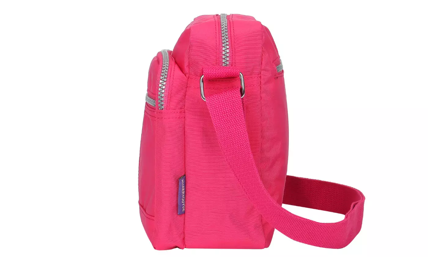 Casual Travel Handbag Nylon Purse Handbag Crossbody Bag Messenger Bag