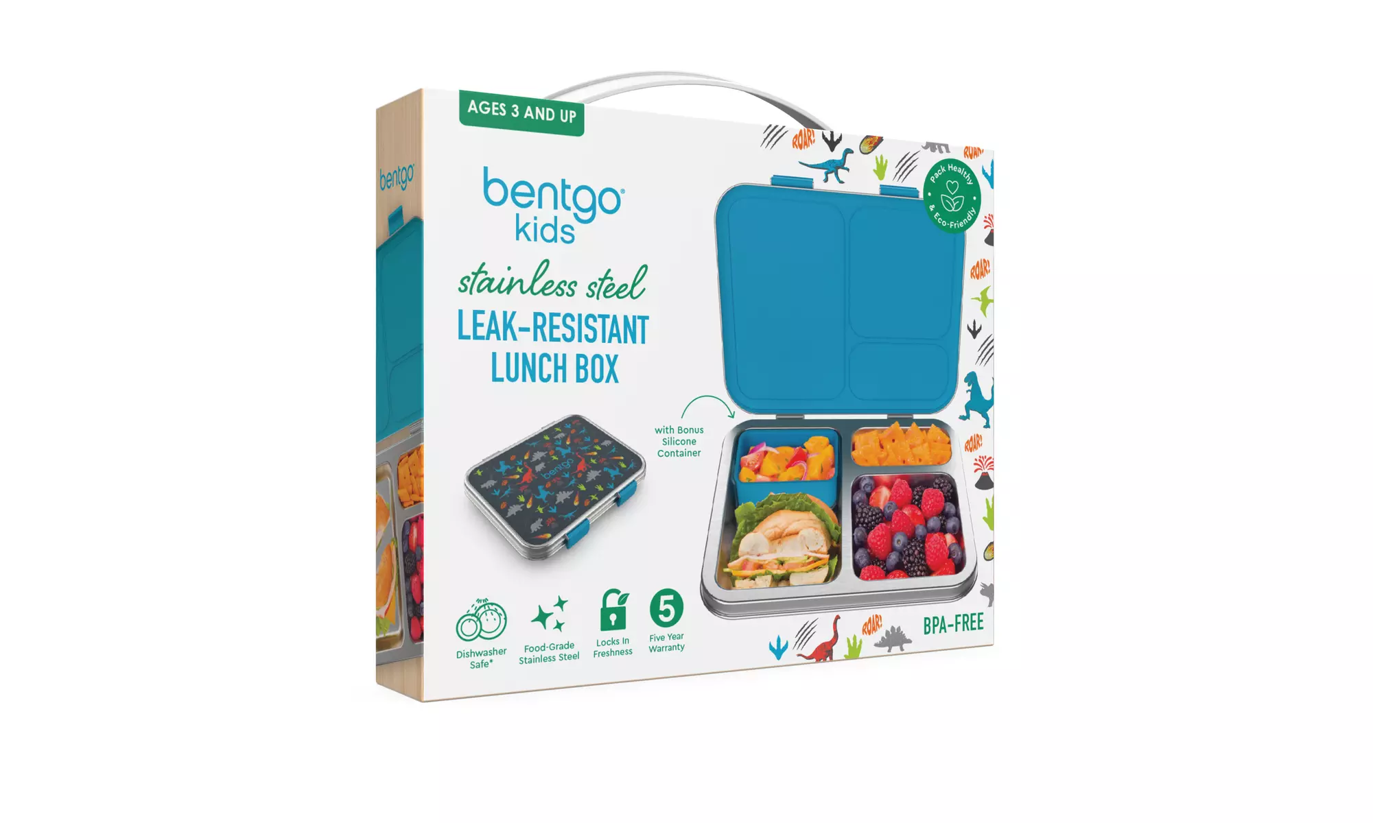 Bentgo Kids Stainless Steel Leak-Resistant Lunch Box