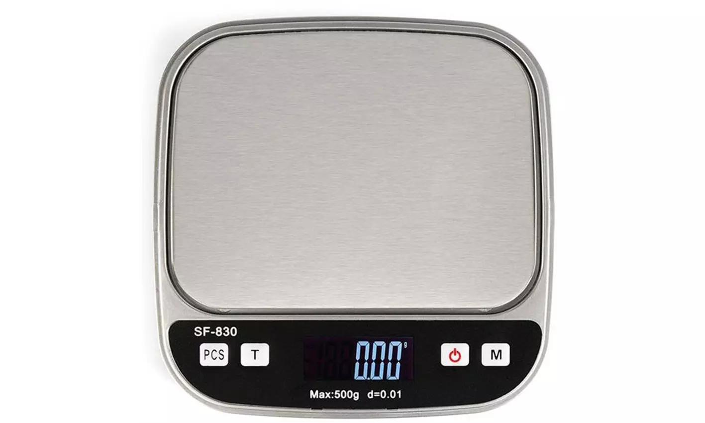 500g/0.01g Mini Digital Jewelry Scale White & Black - Primary Image