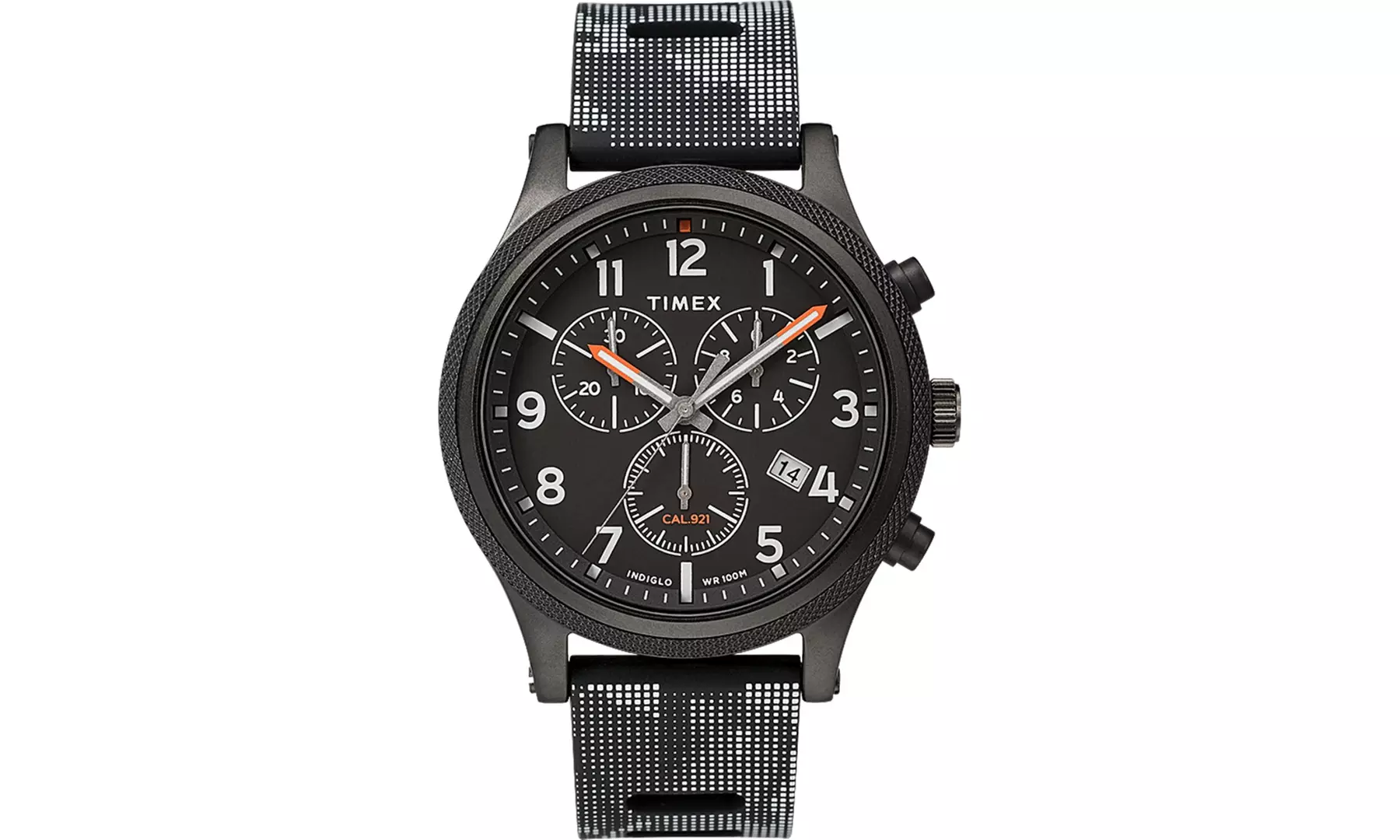 Timex Allied LT 42mm Chronograph Black Camo Men's Watch TW2T33100 - Primary Image