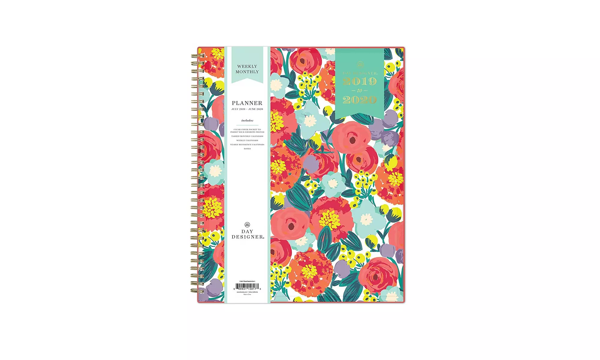 Day Designer for Blue Sky 2019-2020 Academic Year Weekly & Monthly Planner - Primary Image