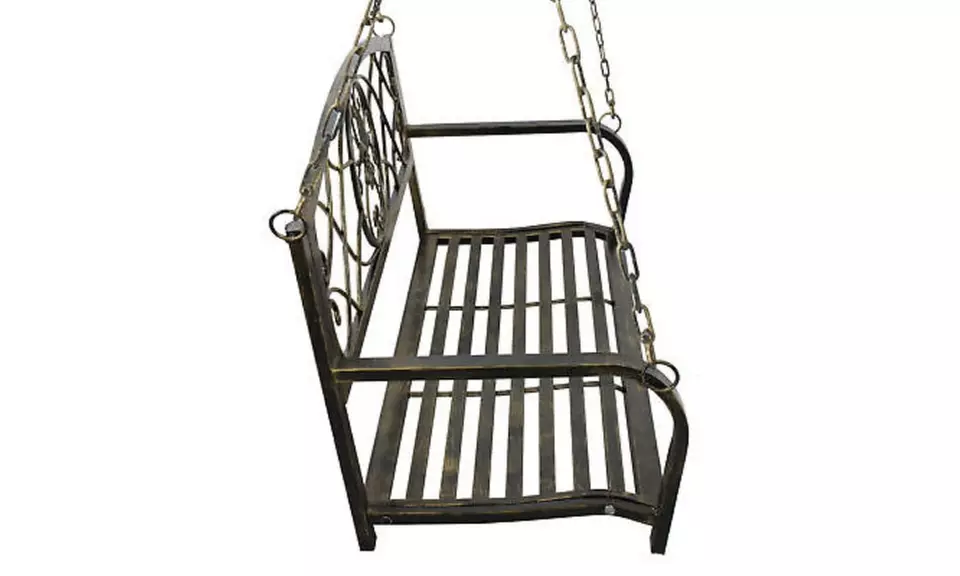 Wrought Iron Porch Swing - Second Medium