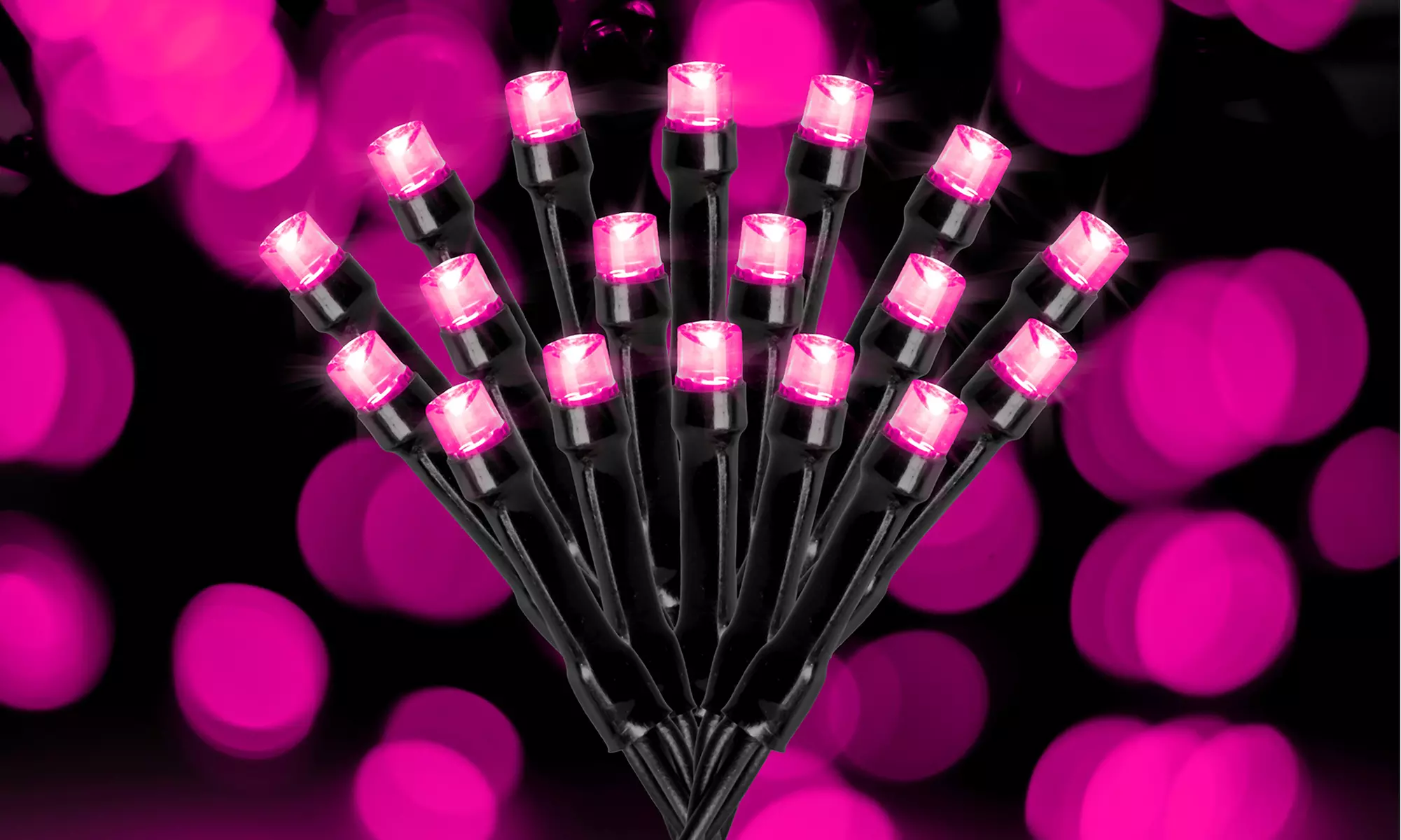 125LED Solar Powered String Lights. Multiple Colors & Quantities Available. 
