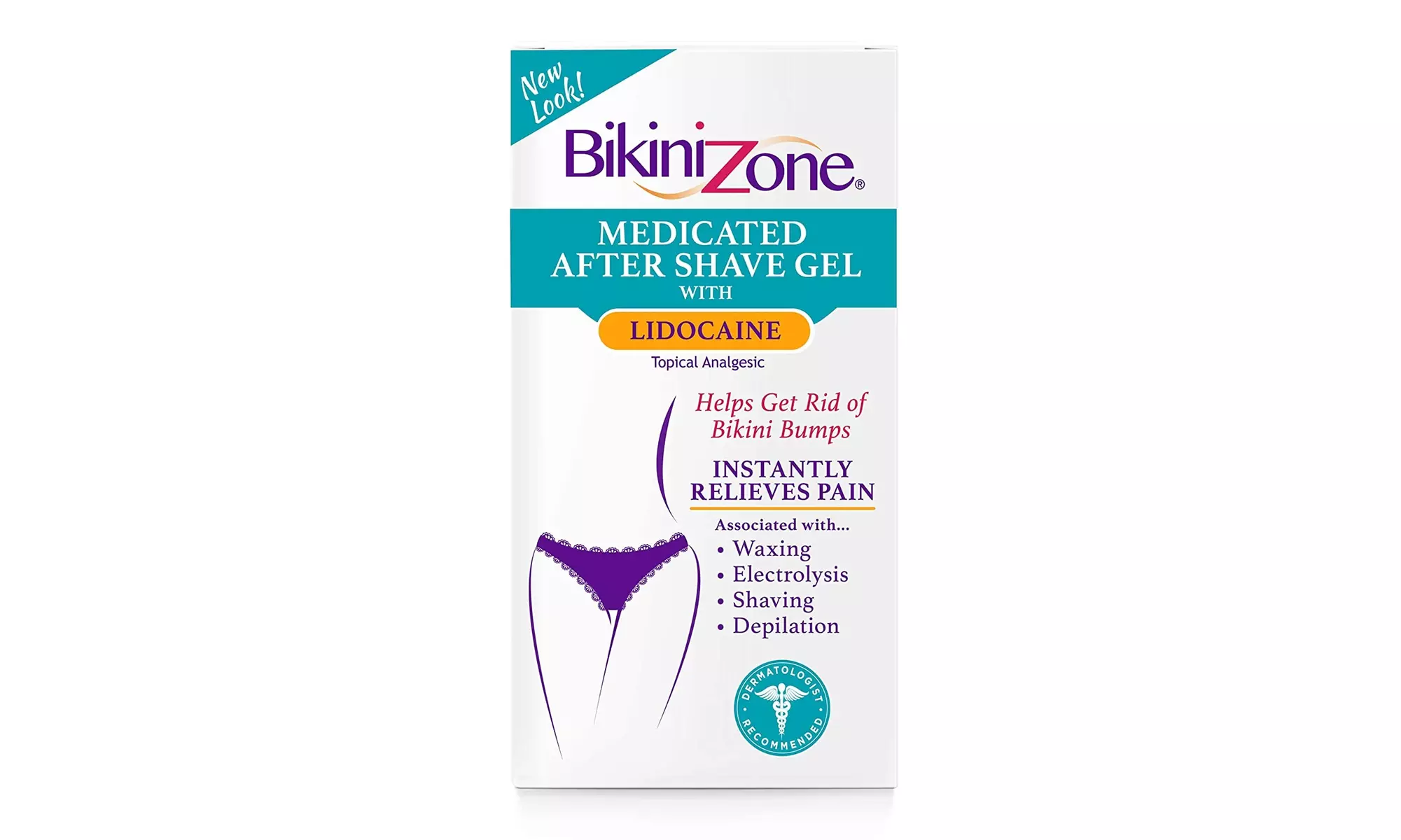 Bikini Zone Medicated After Shave Gel - Instantly Stop Shaving Bumps, Irritation - Primary Image