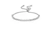 4mm/3mm Vintage Clear CZ Stone Women Trendy Adjustable Chain Jewelry