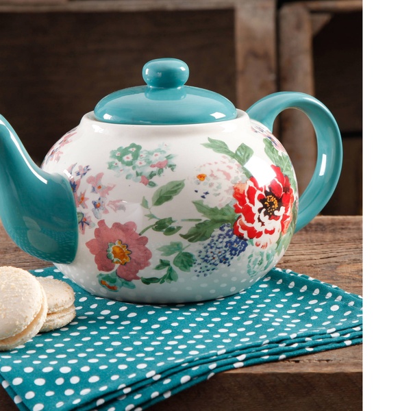 pioneer woman country garden teapot