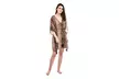 Womens Beach Swimsuit Leopard Bikini Cover Up Summer Beach Dresses Bathing Suit - Second Medium