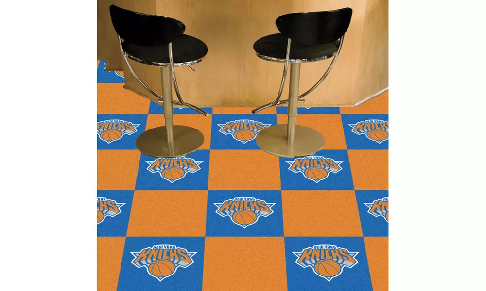 Fanmats NBA 45 Square Feet Team Logo Carpet Tiles - Primary Image