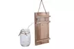 2 Pack Mason Jar Sconce With LED Lights Rustic Hanging Wall Decor US Stock - Second Medium