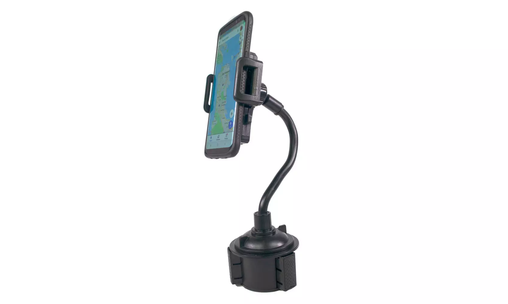 Universal  Cell Phone Car Cup Holder Mount - Adjutable, Rotates, Phone Cradle - Primary Image
