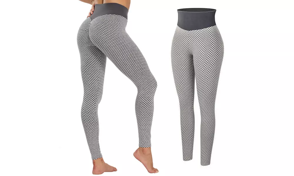 TIK Tok Leggings Women Butt Lifting Workout Tights Sports High Waist Yoga Pants