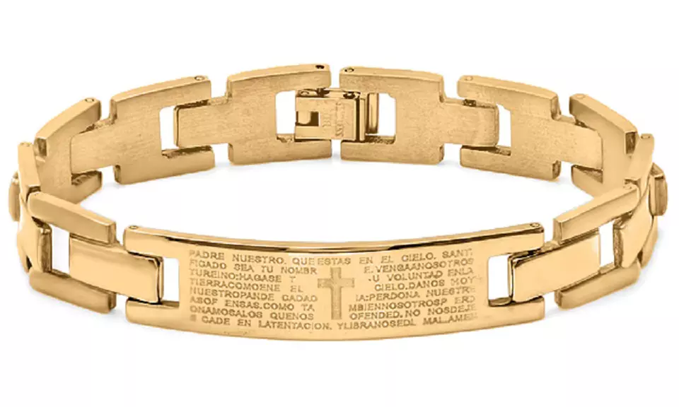 Mens Prayer Bracelets in English or Spanish DS