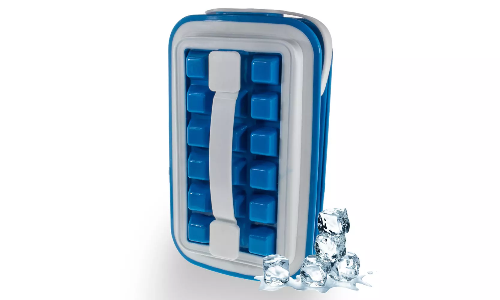 32 Cube Ice Silicone Making Tray Icebreaker Pop Space Saving Silicone Ice Cube - Second Medium