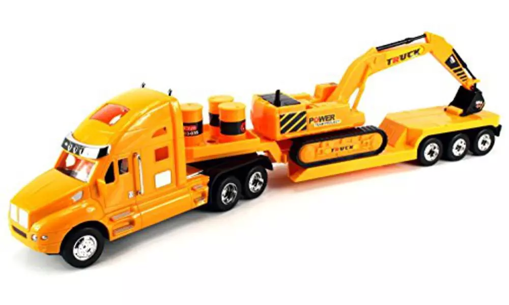 Heavy Construction Semi Trailer Remote Control RC Semi-Truck Ready To Run RTR - Primary Image