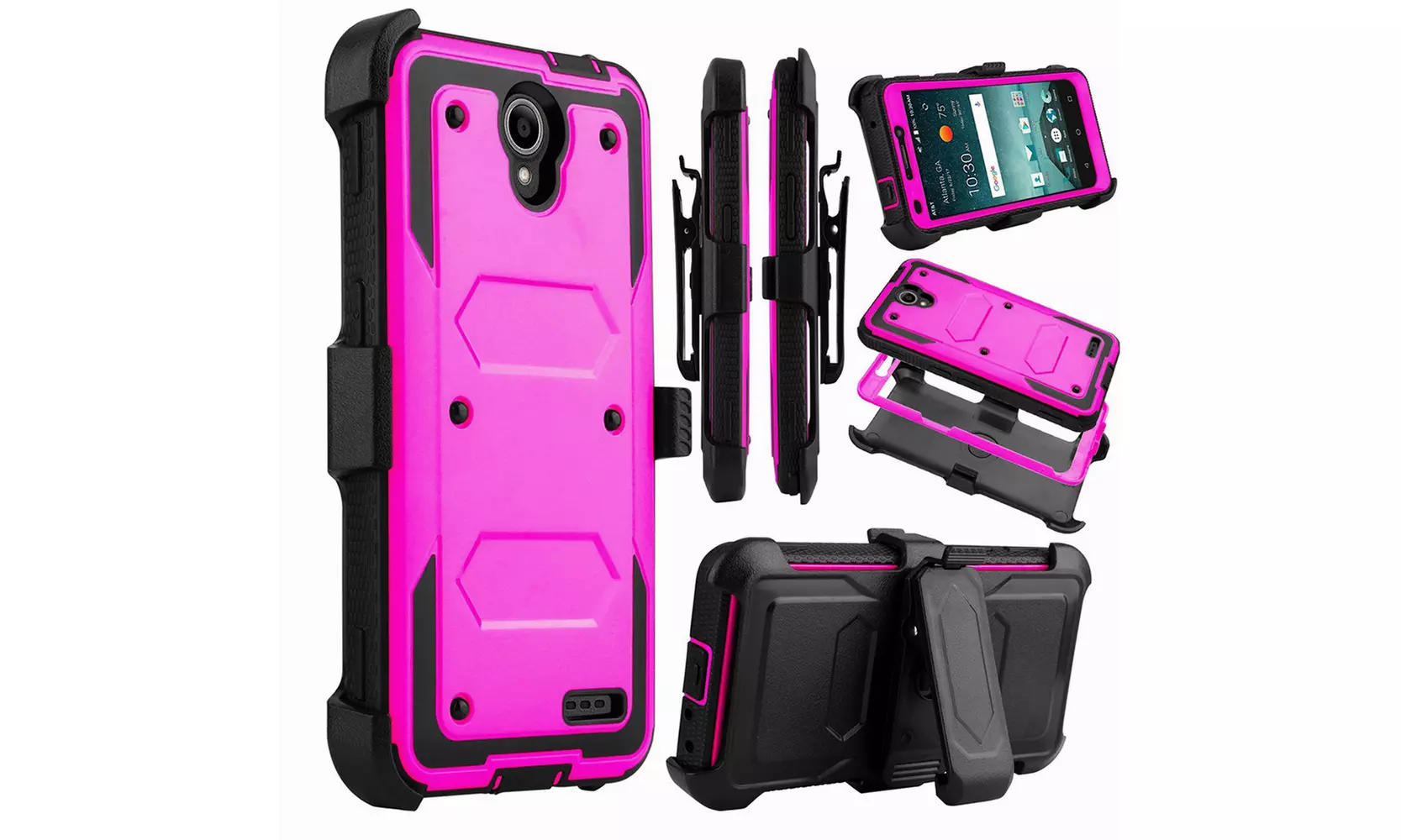 For ZTE Maven 3 Z835/Prestige 2/Overture 3 Hybrid  Holster Stand Case  - Second Medium