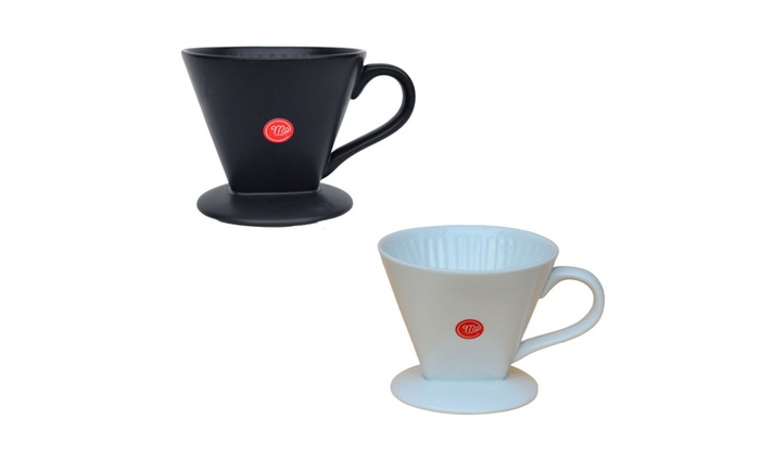 2 Pack Ceramic Pour Over Coffee DripperSingle Serving BrewingGiftbox 2 Pack Ceramic Pour Over Coffee DripperSingle Serving BrewingGiftbox
