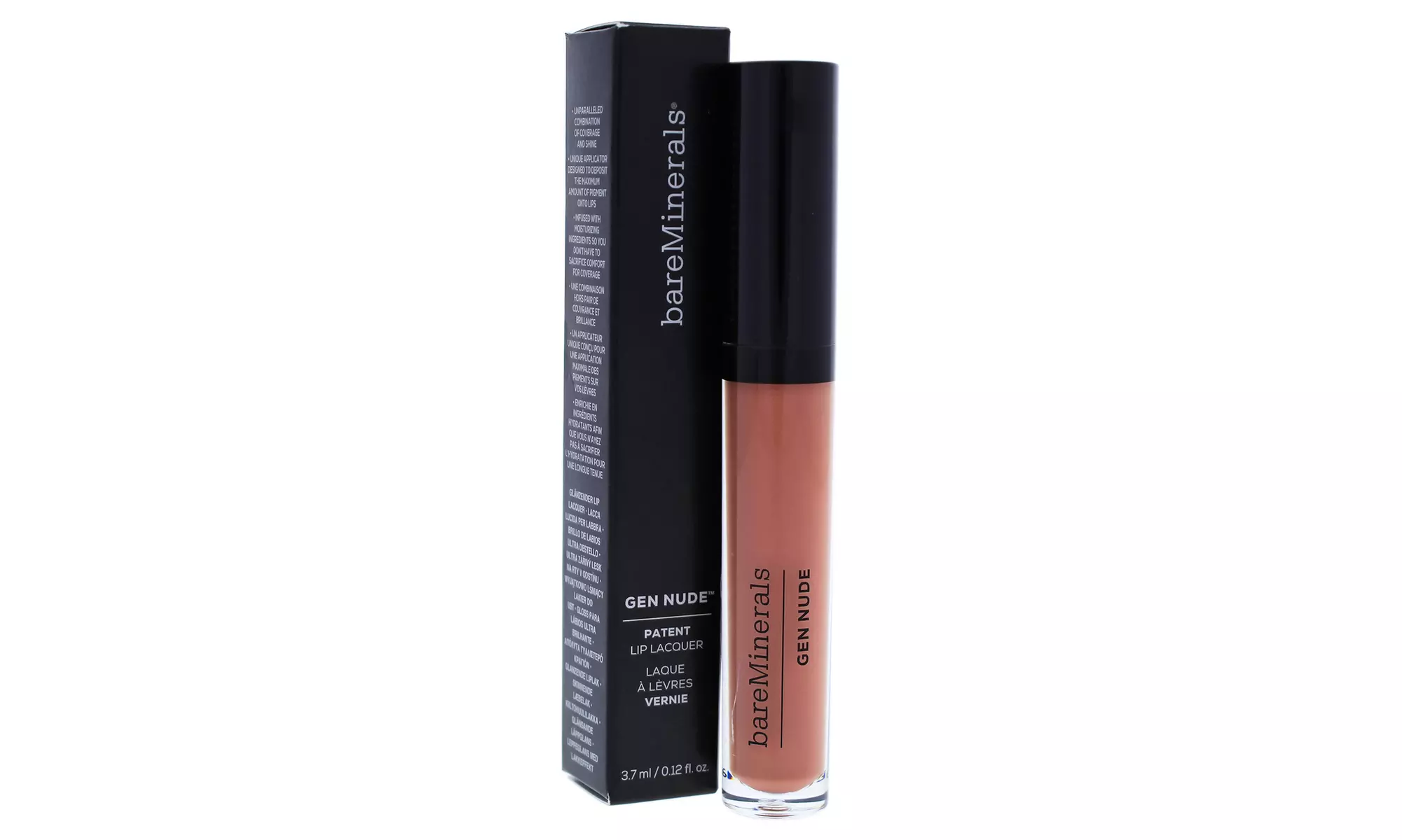 Gen Nude Patent Lip Lacquer - Bae by bareMinerals for Women - 0.12 oz Lip Gloss - Primary Image