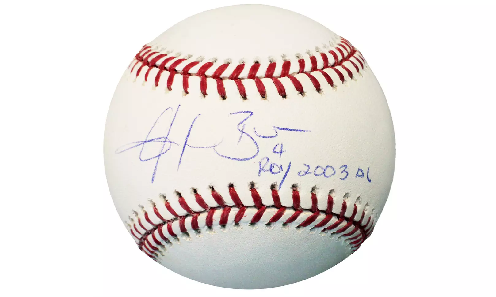 Angel Berroa Signed Rawlings Official MLB Baseball w/ROY 2003 AL - Primary Image