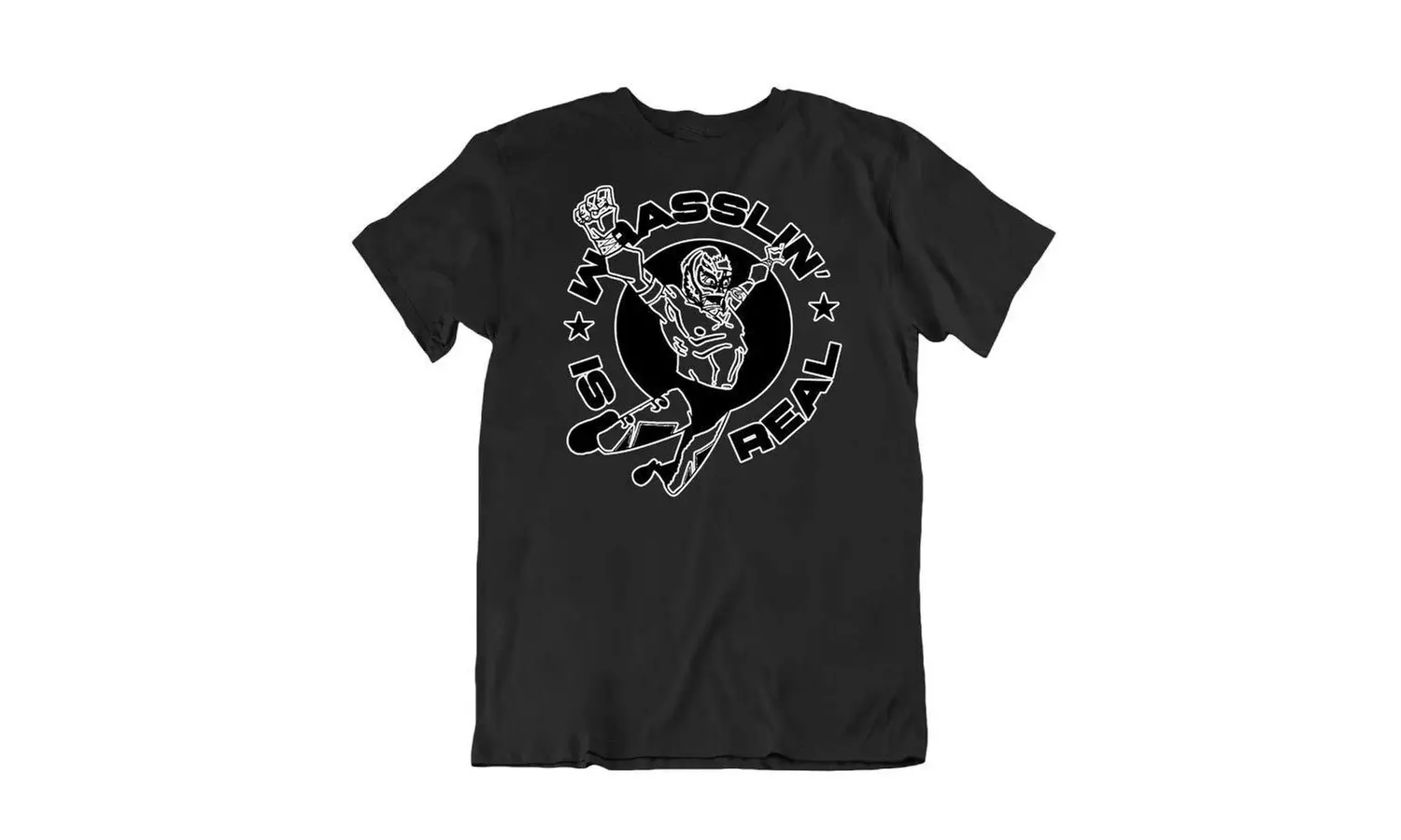 Wrasstlin is Real Funny Professional Wrestling Tee  T-Shirt - Primary Image