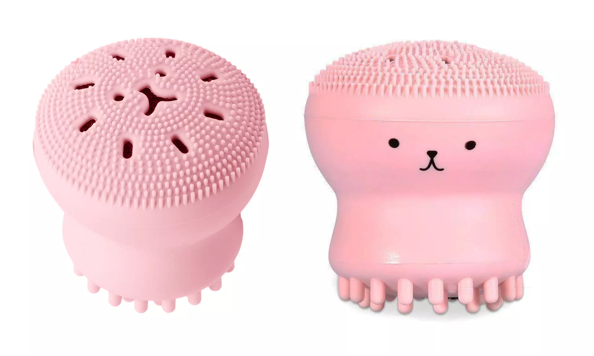 Adorable Silicone Jellyfish Facial Exfoliator, Cleansing and Massaging Brush