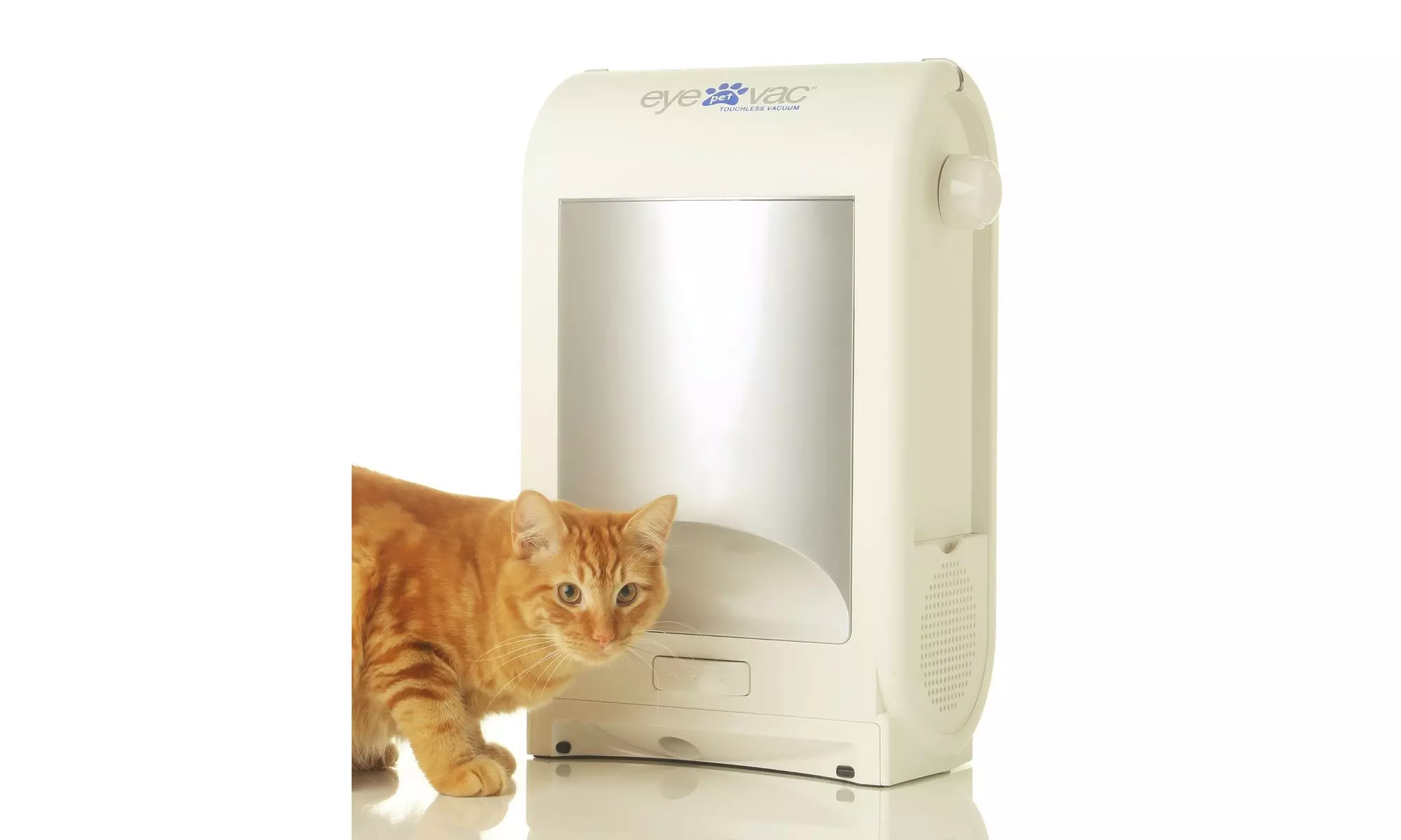 NEW - EyeVac Professional Touchless Stationary Vacuum, White Pet Edition - Primary Image