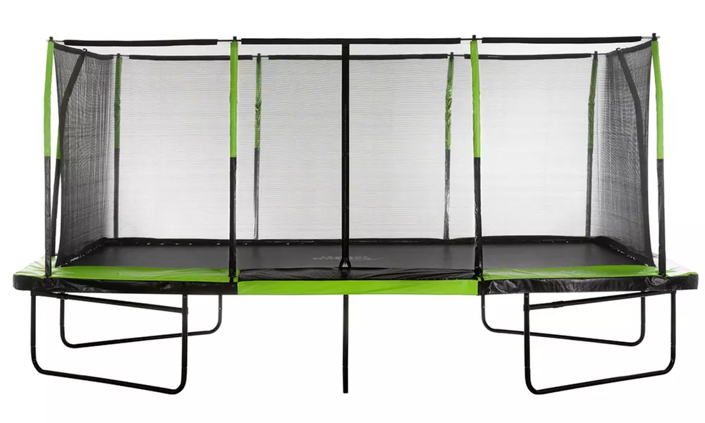 Upper Bounce - Mega Trampoline 10' X 17' - Fiber Flex Enclosure System - Primary Image
