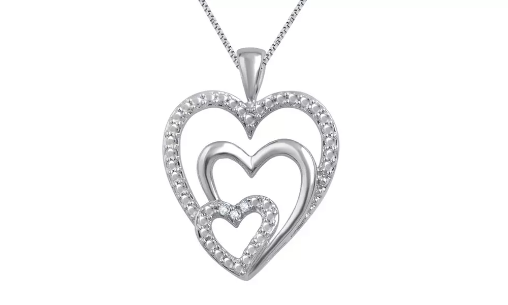 Diamond Accent Heart Pendant by DiamondMuse - Primary Image
