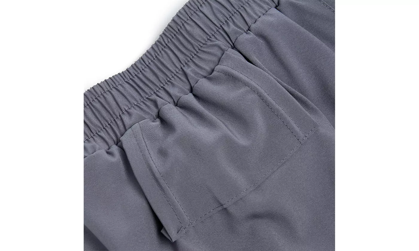 Men's 2 in 1 Running Compression Tights Pants Workout Sweatpants with Towel Loop