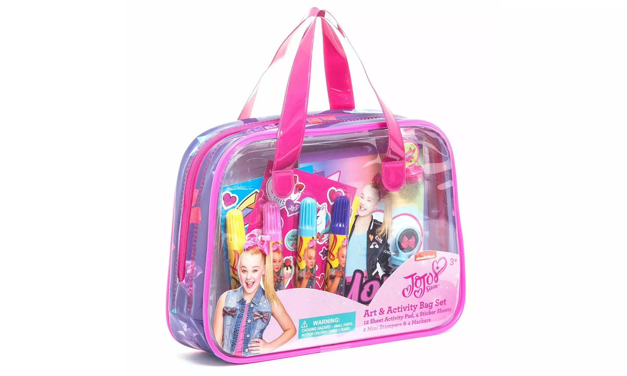 JoJo Siwa Art & Activity Bag Set Kids Girls Party Supplies Travel Activities New - Primary Image