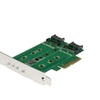 Image 2: StarTech PEXM2SAT32N1 3-Port M.2 SSD Adapter Card 1 x PCIe M.2, 2 x SATA III M.2