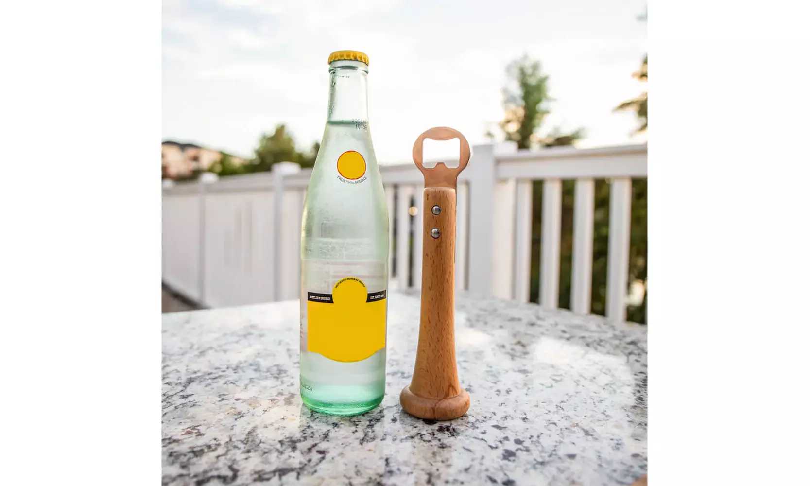 MLB Hardwood Pickoff Bottle Opener for Baseball Fans - Primary Image