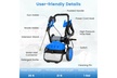 Costway Electric Pressure Washer with Wheels and Accessories - Second Medium