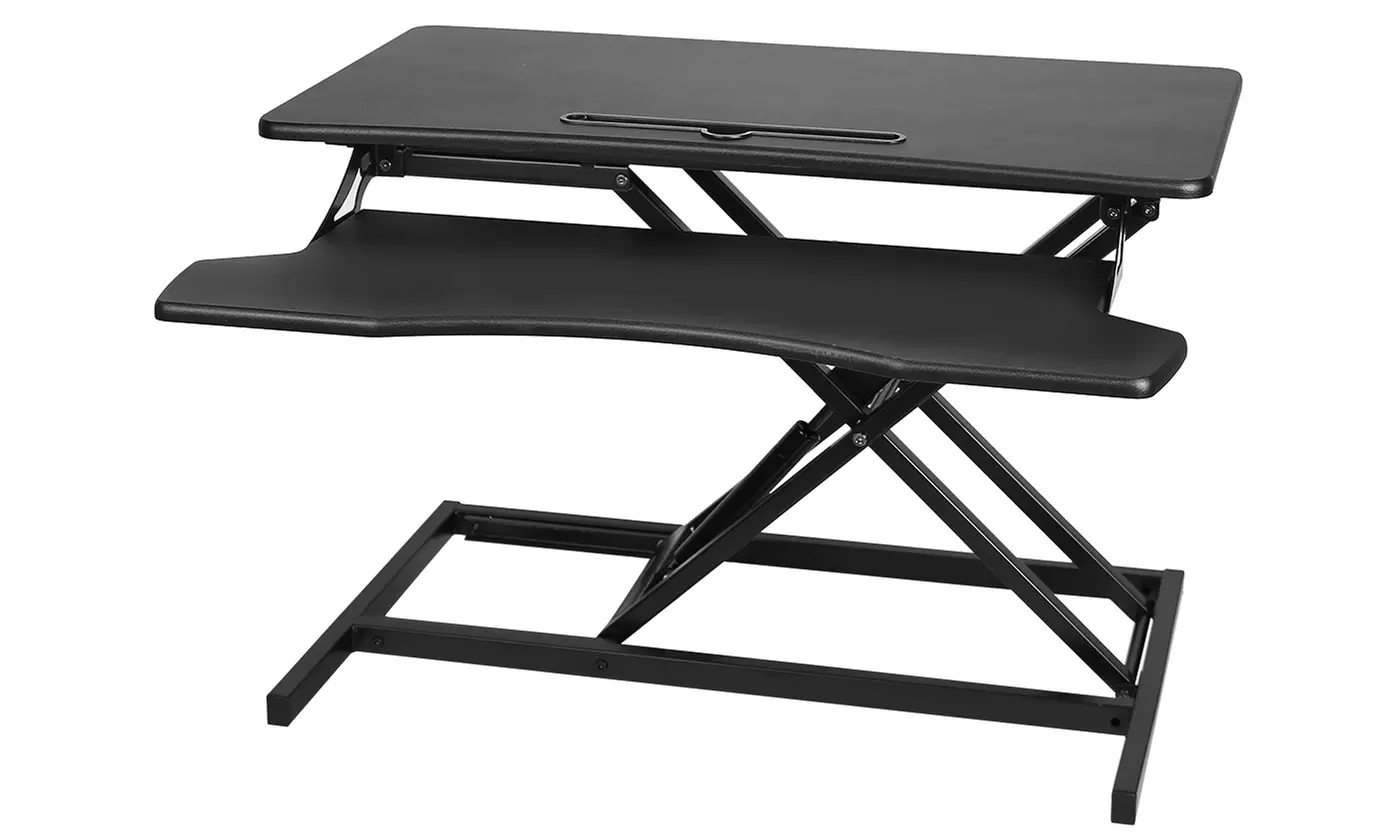 iMounTEK Dual-Monitor & Adjustable Height Standing Desk Converter Workstation