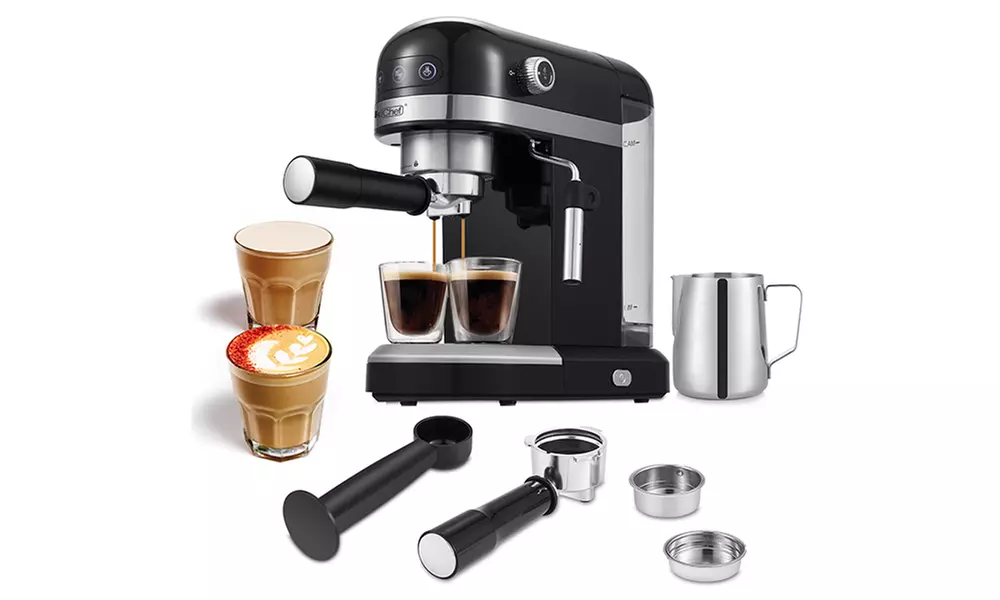 1350W High-Performance Espresso Machine with Thermo Block Beating System - Second Medium