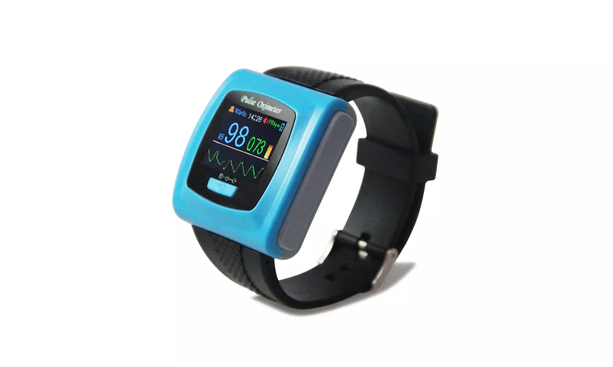 CMS50F Wrist Pulse Oximeter Spo2 Monitor 24h Daily Overnight Sleep - Primary Image