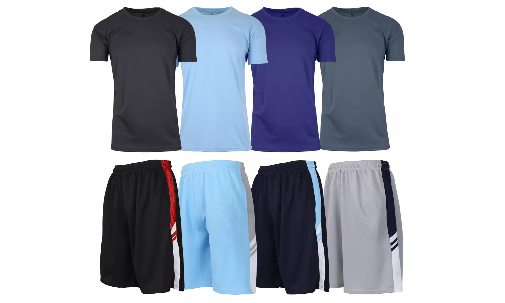Men's Moisture Wicking 2-Piece Active Performance Top & Bottom (Sizes, S-2XL) - Primary Image