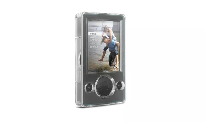 DLO 54003-17 Clear Hard Shell Case for 30GB Zune MP3 Player - Primary Image