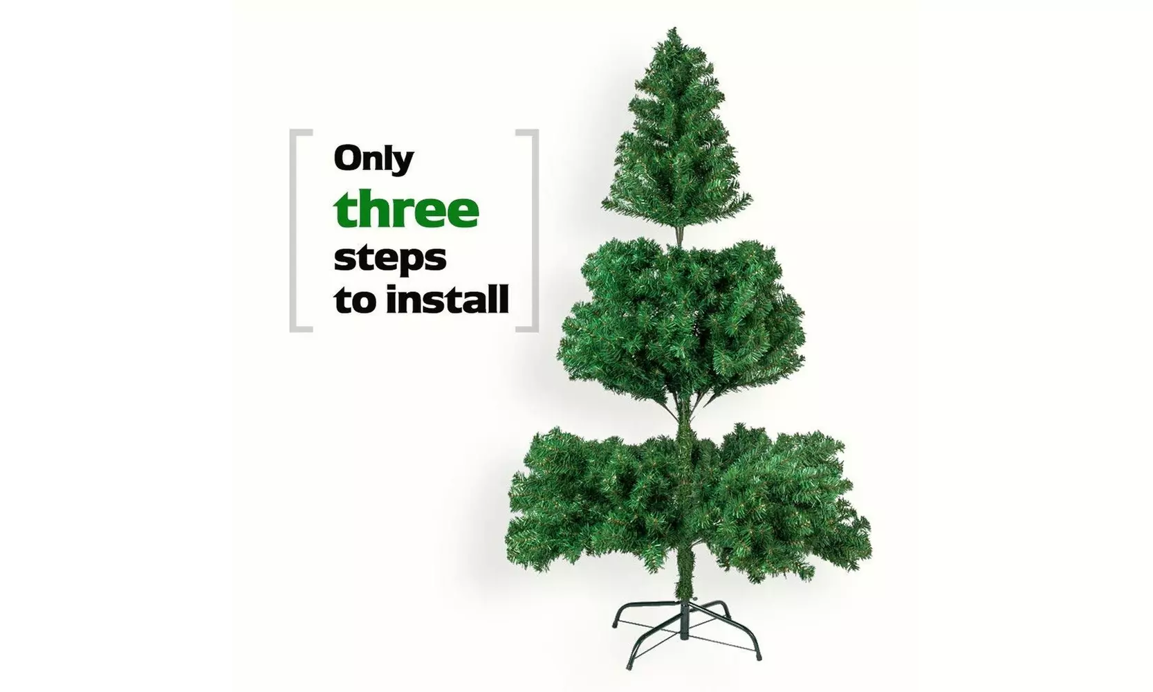 Alightup 7ft 1334 Branch Christmas Tree