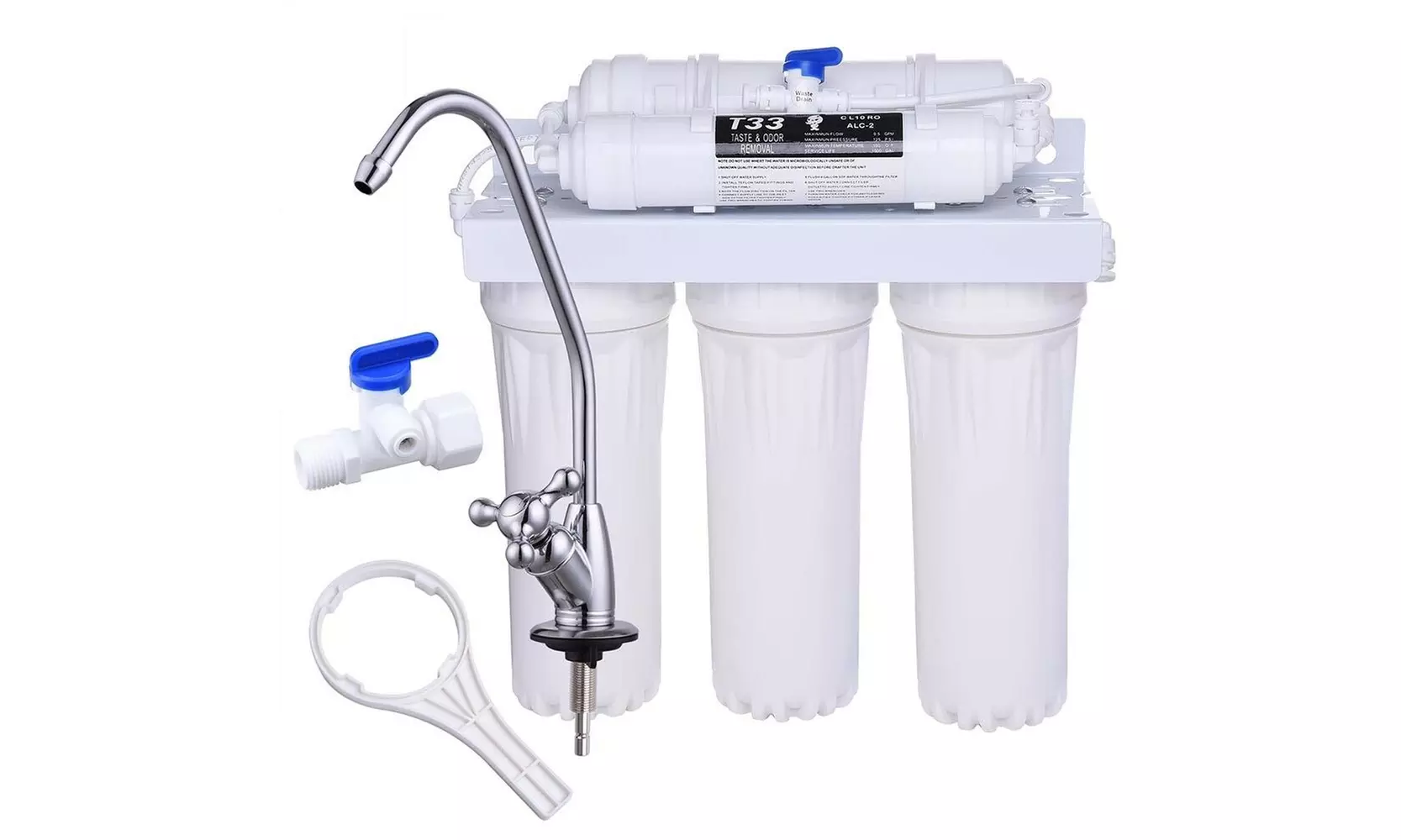 5-stage Drinking Water Filter System Faucet Ultra Filtration Anti Hollow Fiber - Primary Image